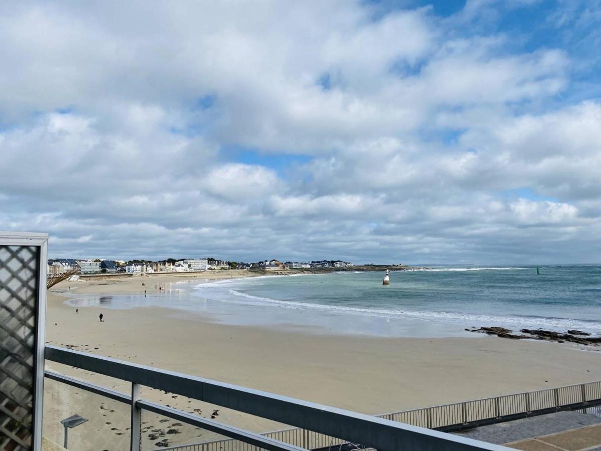 Quiberon - Appartement 2 Pieces, Grande Terrasse Face Mer, Parking, Animaux Acceptes - Fr-1-478-119 מראה חיצוני תמונה